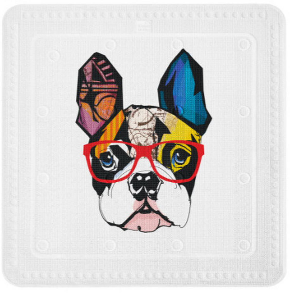 DUSCHEINLAGE Kunststoff  - Grau, KONVENTIONELL, Kunststoff (55/55cm) - Kleine Wolke