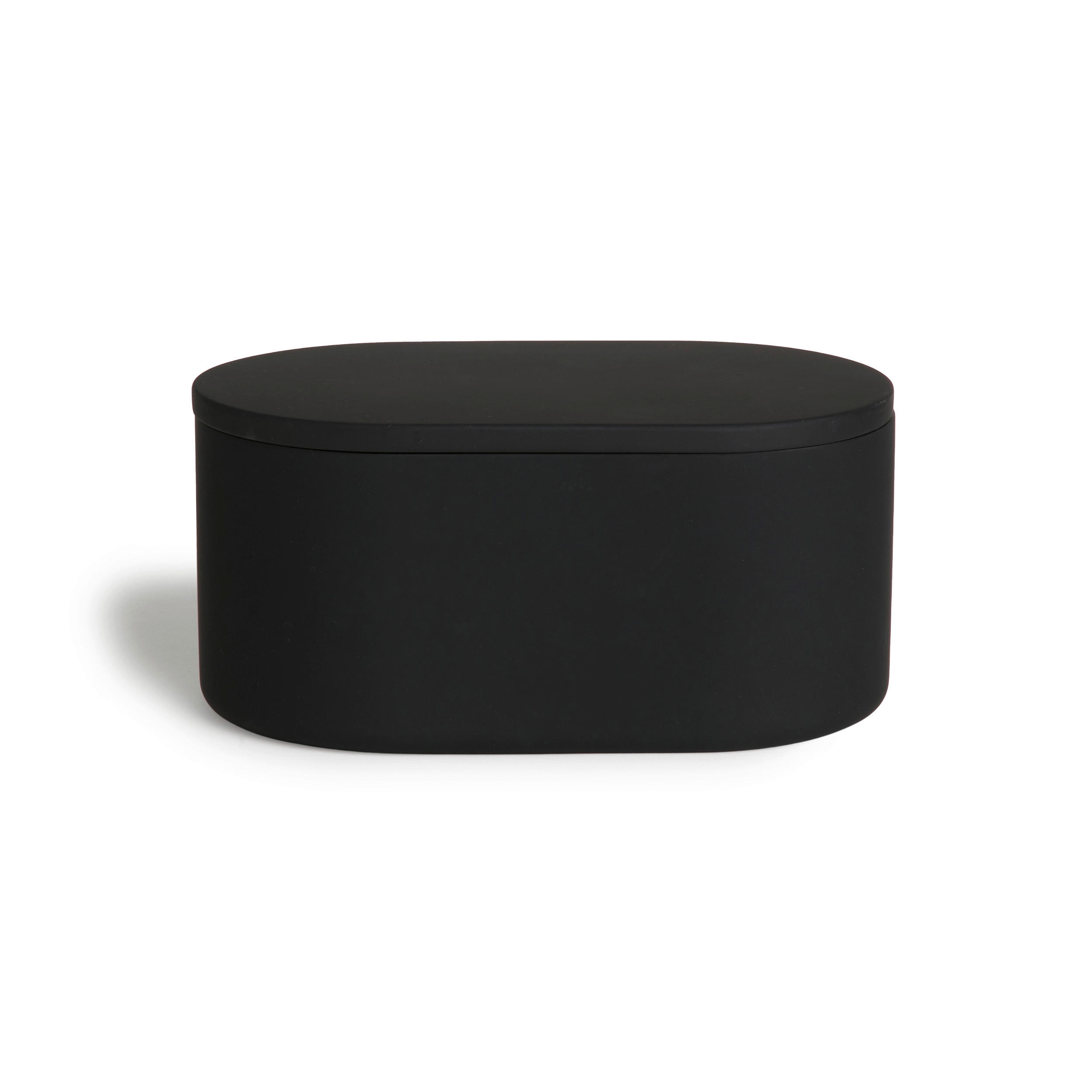 AUFBEWAHRUNGSBOX - Schwarz, Basics, Keramik (25/15/12cm) - Moeve