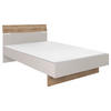 BETT 120/200 cm  in Eichefarben, Sandfarben  - Sandfarben/Eichefarben, MODERN, Holzwerkstoff (120/200cm) - Hom`in