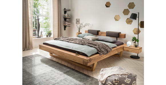 BALKENBETT 140/200 cm  in Eichefarben  - Eichefarben, Natur, Holz (140/200cm) - Valnatura