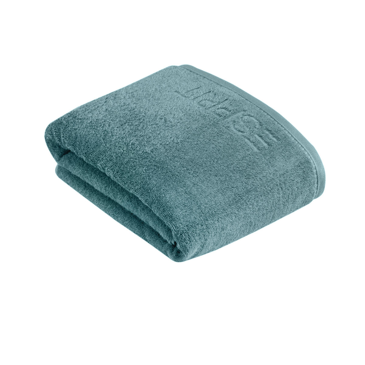 BADETUCH Solid Blau 150/100 cm  - Blau, KONVENTIONELL, Textil (150/100cm) - Vossen