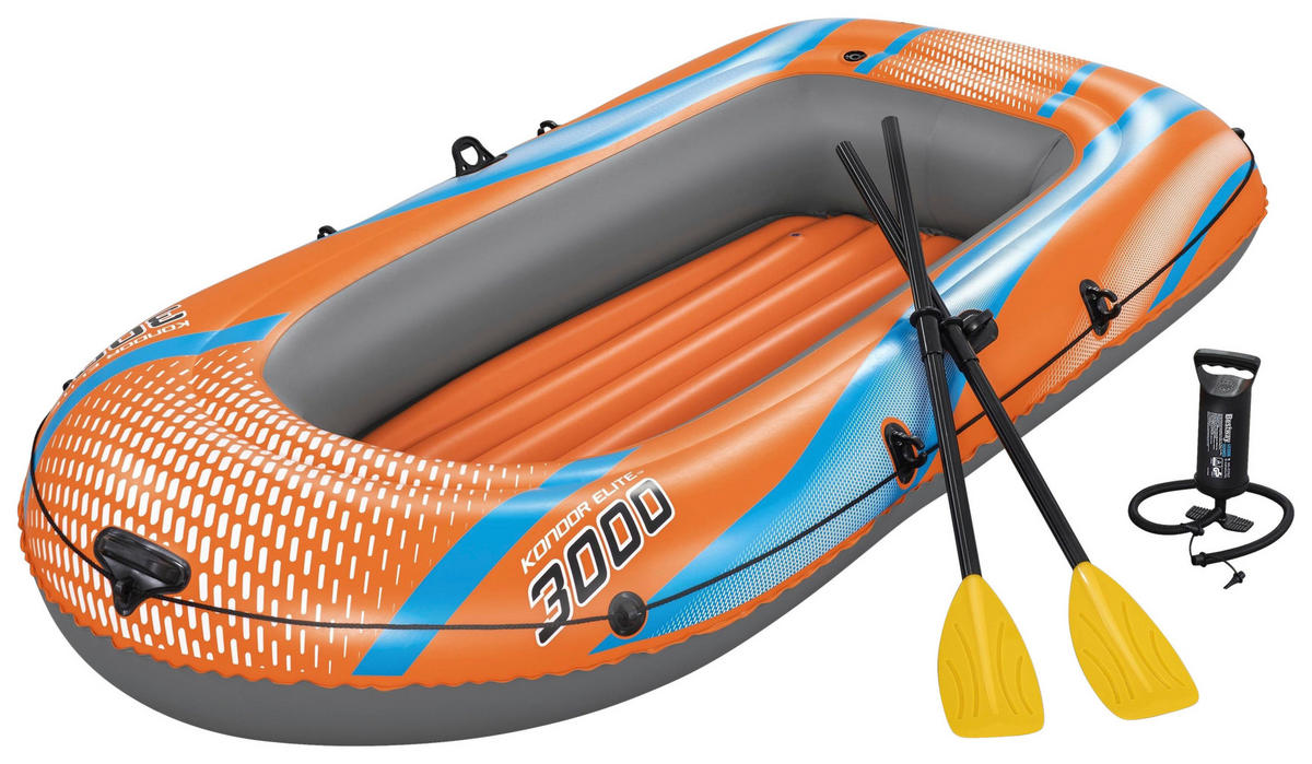 KAJAK 61145 KONDOR ELITE 3000  - Orange, Konventionell, Kunststoff (246/122/38cm) - Bestway