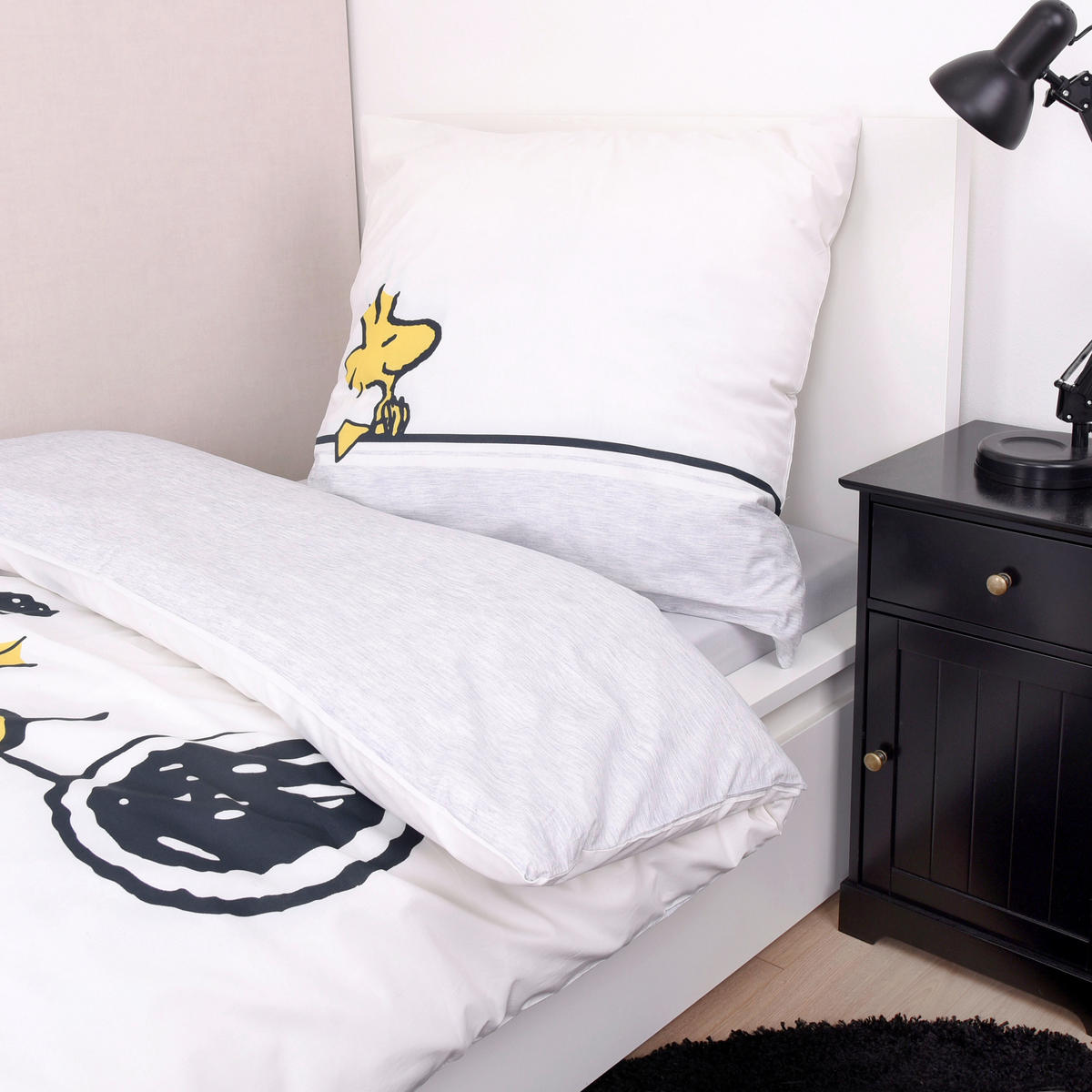 JUGENDBETTWÄSCHE Snoopy 135/200 cm  - Weiß, Design, Textil (135/200cm) - Herding