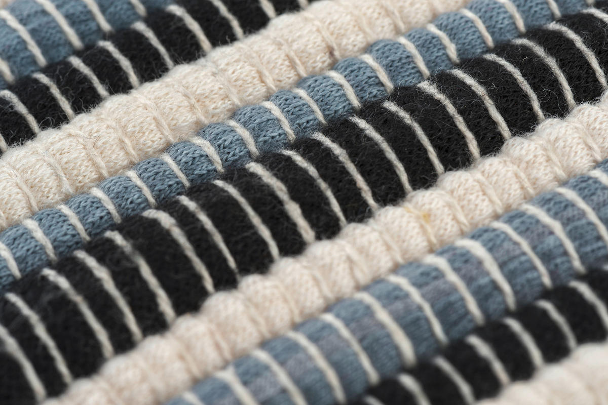 ZIERKISSEN 45/45 cm  - Blau/Grau, Basics, Textil (45/45cm)