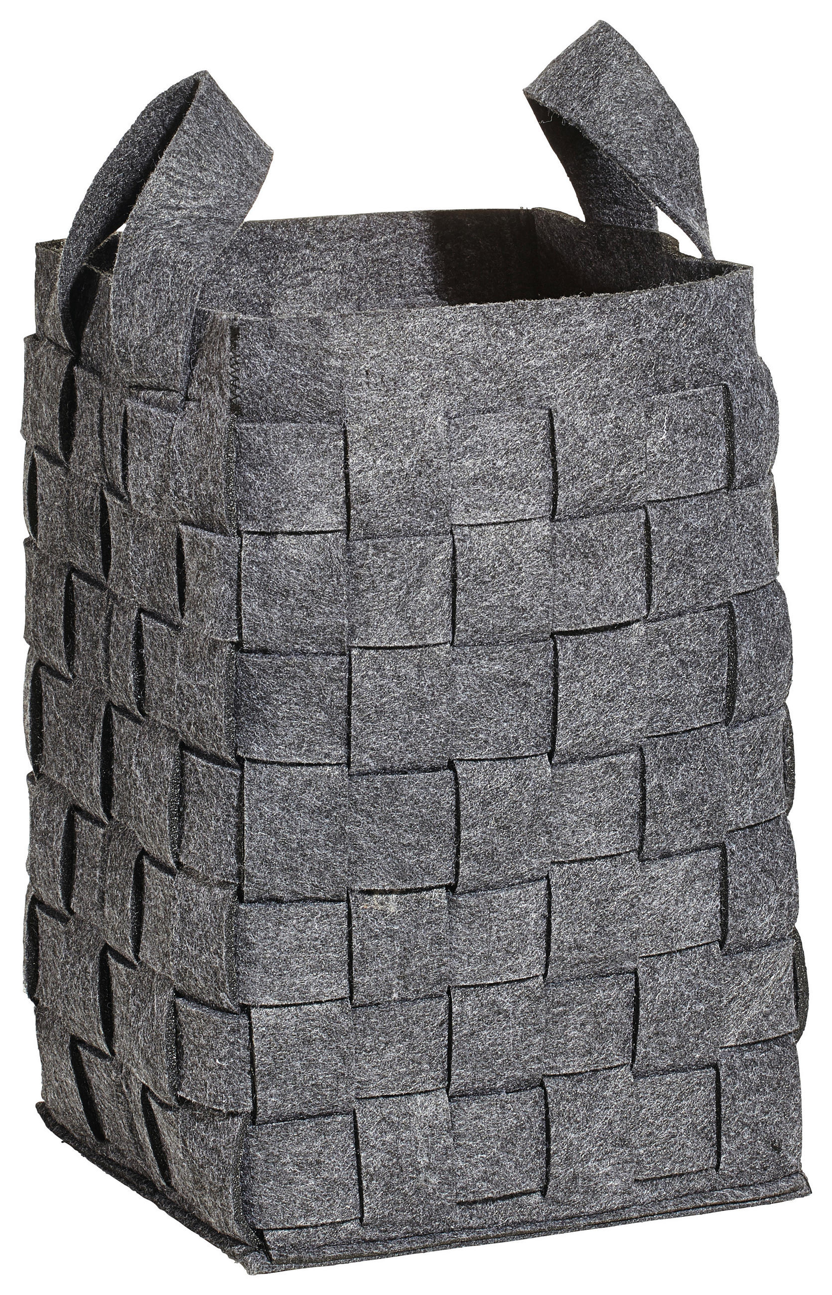 WÄSCHEKORB - Dunkelgrau, Design, Textil (30/56/30cm) - Landscape
