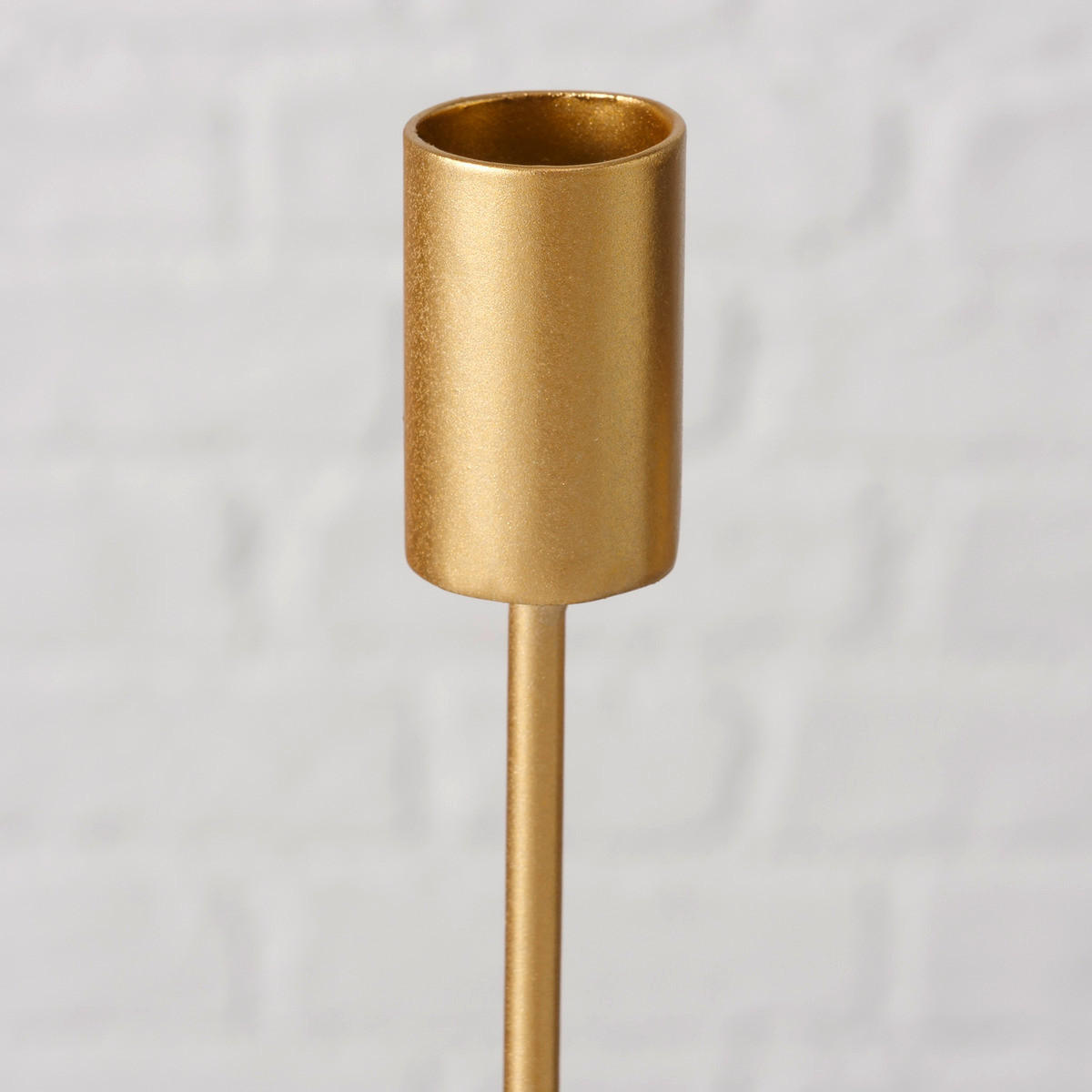 GYERTYATARTÓ - arany, Lifestyle, fém (15/29cm)