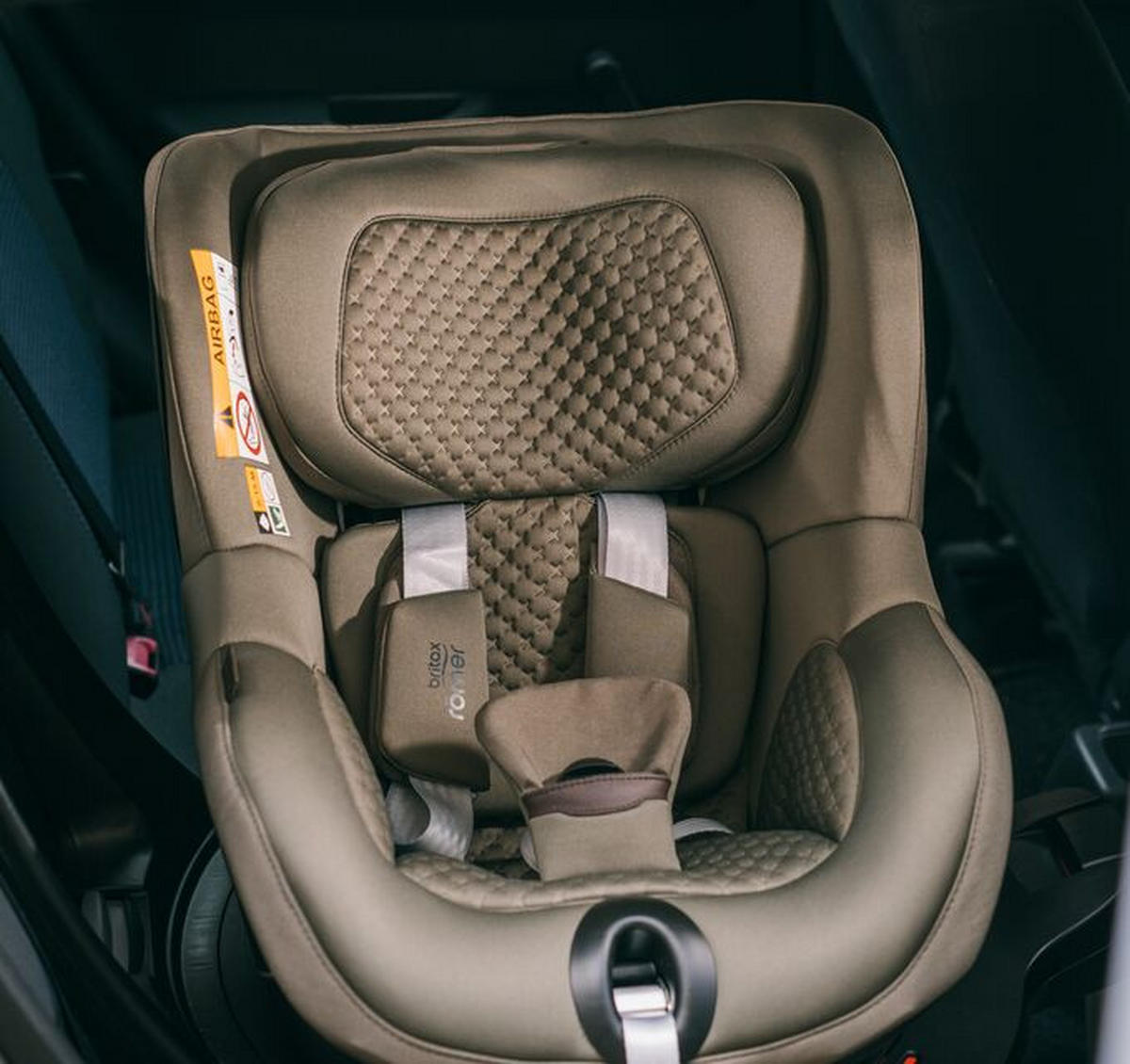 REBOARDER-KINDERSITZ Dualfix Pro M  - Olivgrün, Basics, Kunststoff/Textil (44/48/74cm) - Britax Römer