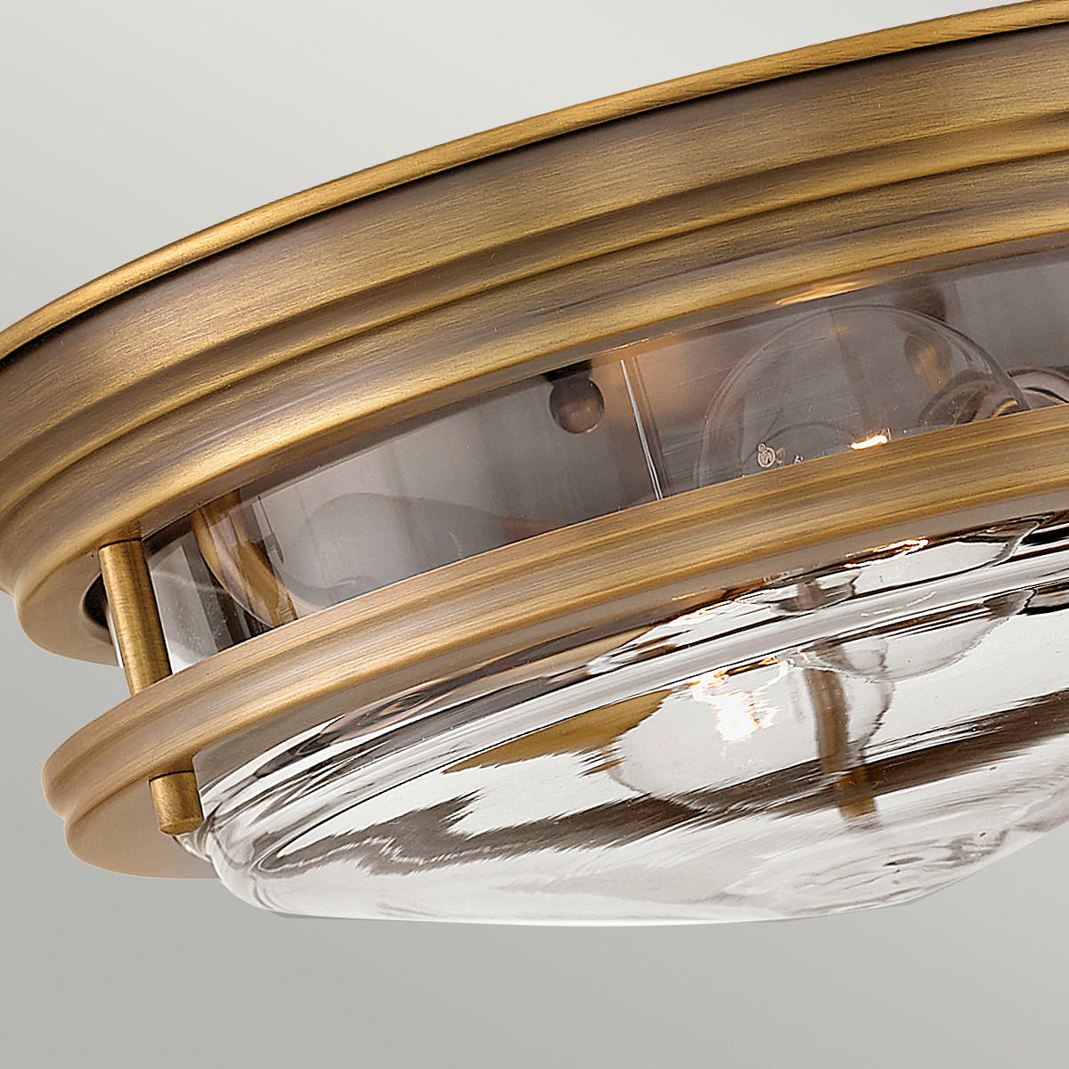 DECKENLEUCHTE  30.5/11.7 cm    - Bronzefarben, Lifestyle, Glas/Metall (30.5/11.7cm) - Elstead Lighting