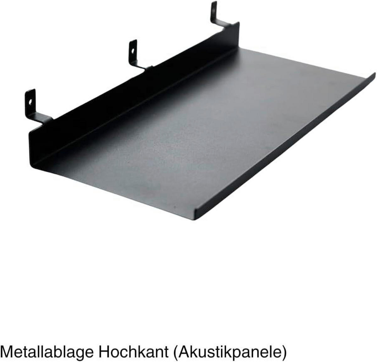 AKUSTIKPANEEL  - Schwarz, Basics, Metall (28/13,5/1,6cm)