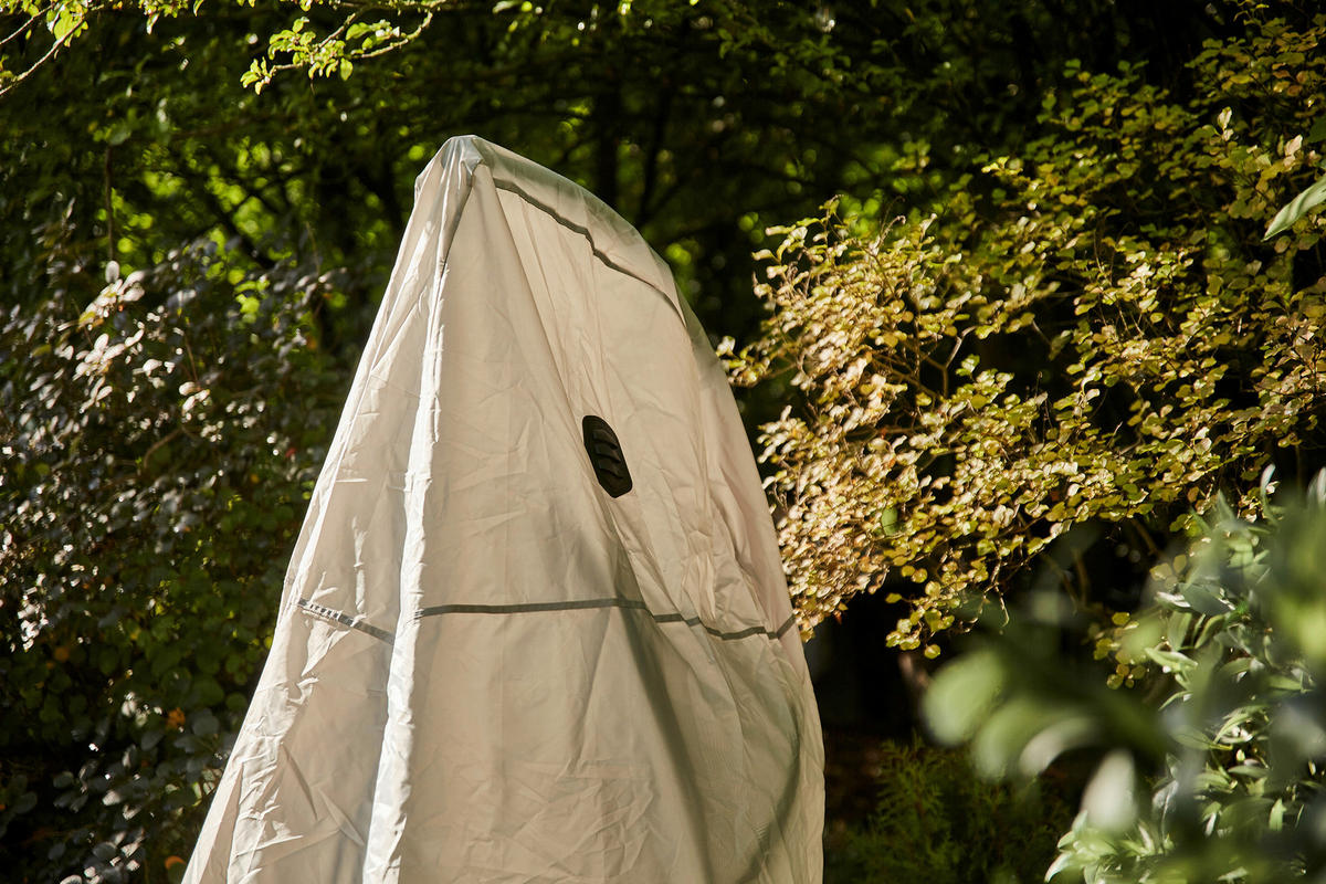 SCHUTZHÜLLE Grau   - Grau, KONVENTIONELL, Kunststoff (115/1/203cm) - Siena Garden