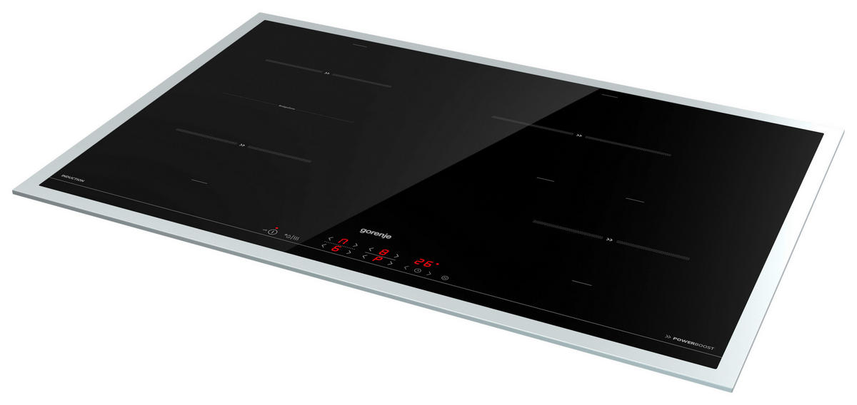 BACKOFENSET Black Pepper PSIBL  - Schwarz, Basics, Glas/Metall (59,5/59,5/56,4cm) - Gorenje