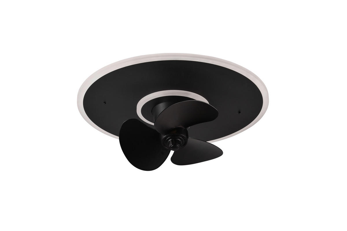 DECKENVENTILATOR  50/19 cm    - Weiss/Transparent, Konventionell, Kunststoff (50/19cm)