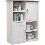 HIGHBOARD  in 106/135/42 cm  - Trüffeleichefarben/Graphitfarben, LIFESTYLE, Holzwerkstoff/Metall (106/135/42cm) - Carryhome