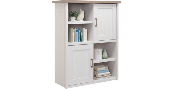 HIGHBOARD  in 106/135/42 cm  - Trüffeleichefarben/Graphitfarben, LIFESTYLE, Holzwerkstoff/Metall (106/135/42cm) - Carryhome