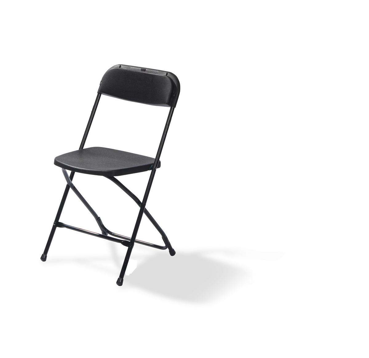 KLAPPSESSEL-SET - Schwarz, LIFESTYLE, Kunststoff/Metall (43/80/49cm)