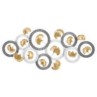 NÁSTENNÁ DEKORÁCIA 126/58/5 cm  - Basics, kov (126/58/5cm)