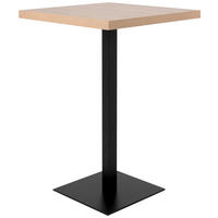 BARSKI STO  crna, hrast artisan  - crna/hrast artisan, Moderno, metal/pločasti materijal (70/70/105cm) - MID.YOU