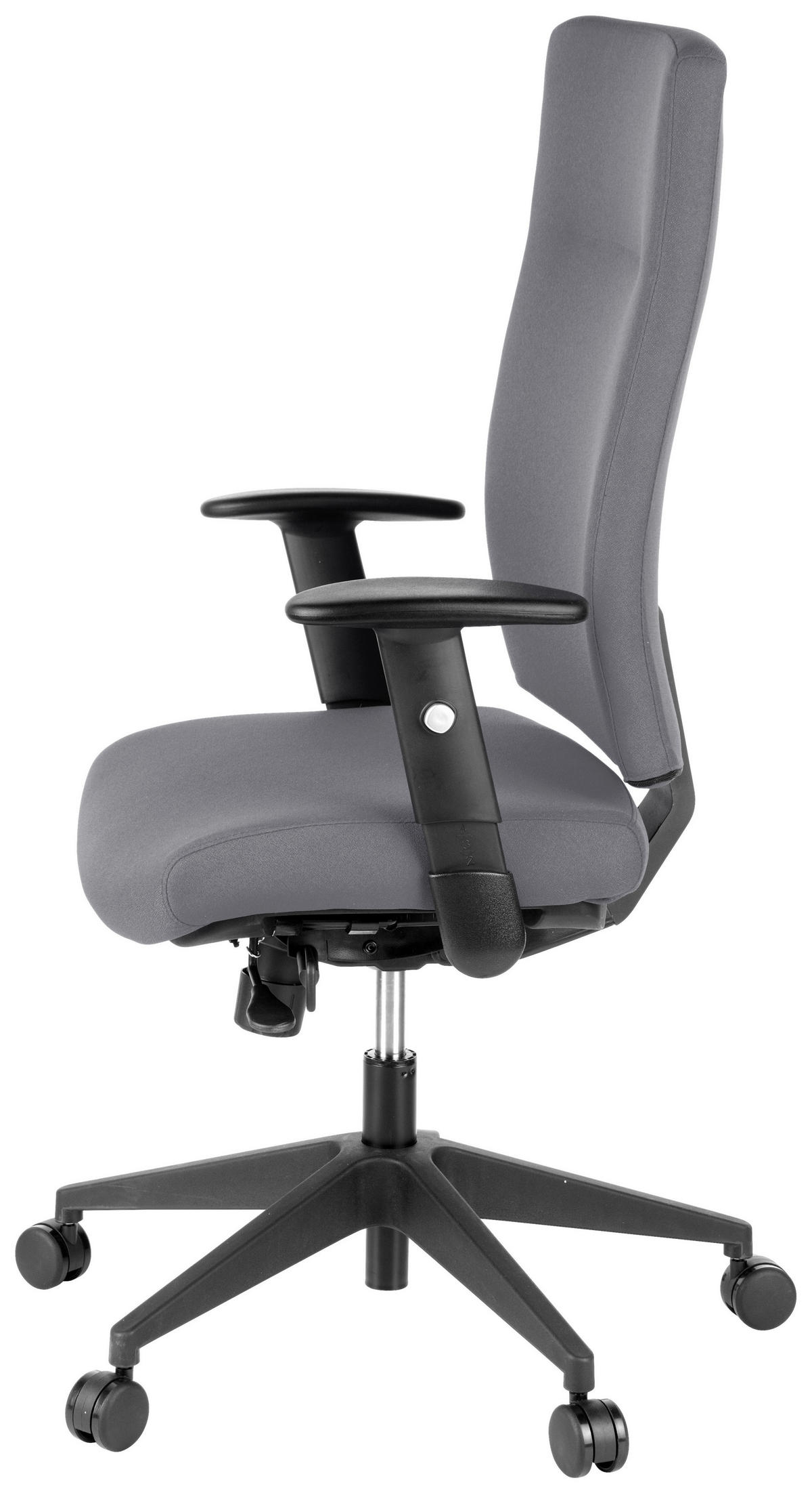 VRTLJIVI STOL umetna masa, tekstil antracit  - antracit, Moderno, umetna masa/tekstil (57/125/53cm) - MID.YOU