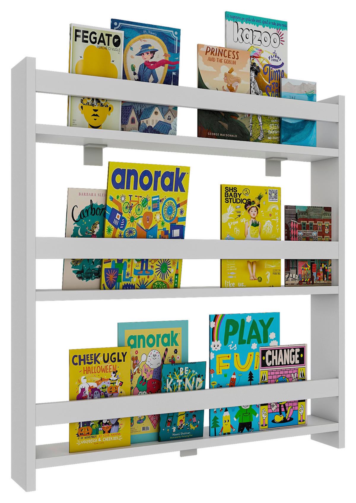 REGAL Weiß  - Weiß, MODERN, Holzwerkstoff (70/80/10cm) - MID.YOU