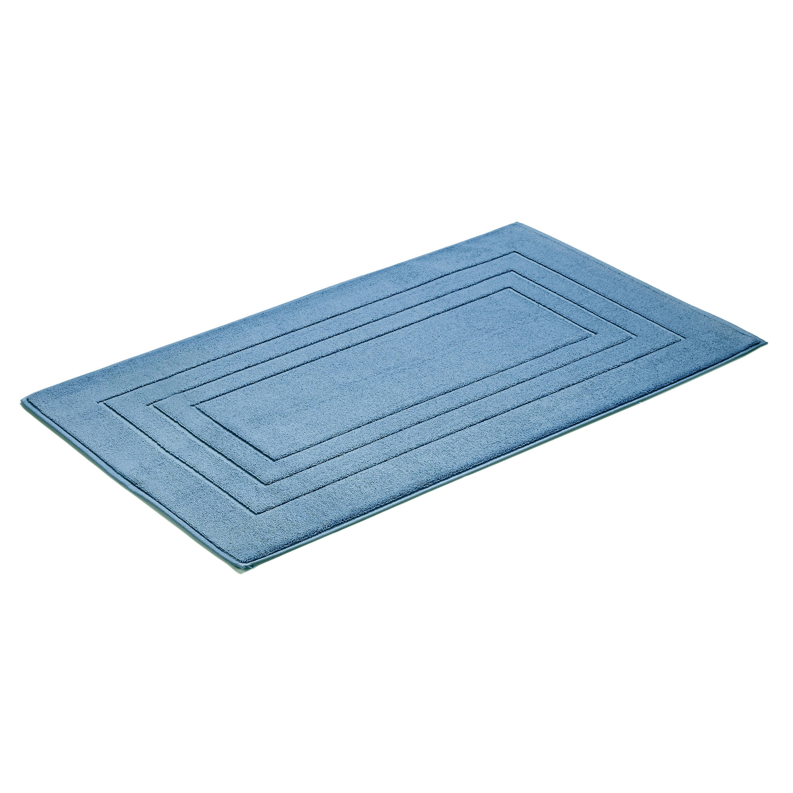 BADTEPPICH Blau 60/100 cm  - Blau, KONVENTIONELL, Textil (60/100cm) - Vossen