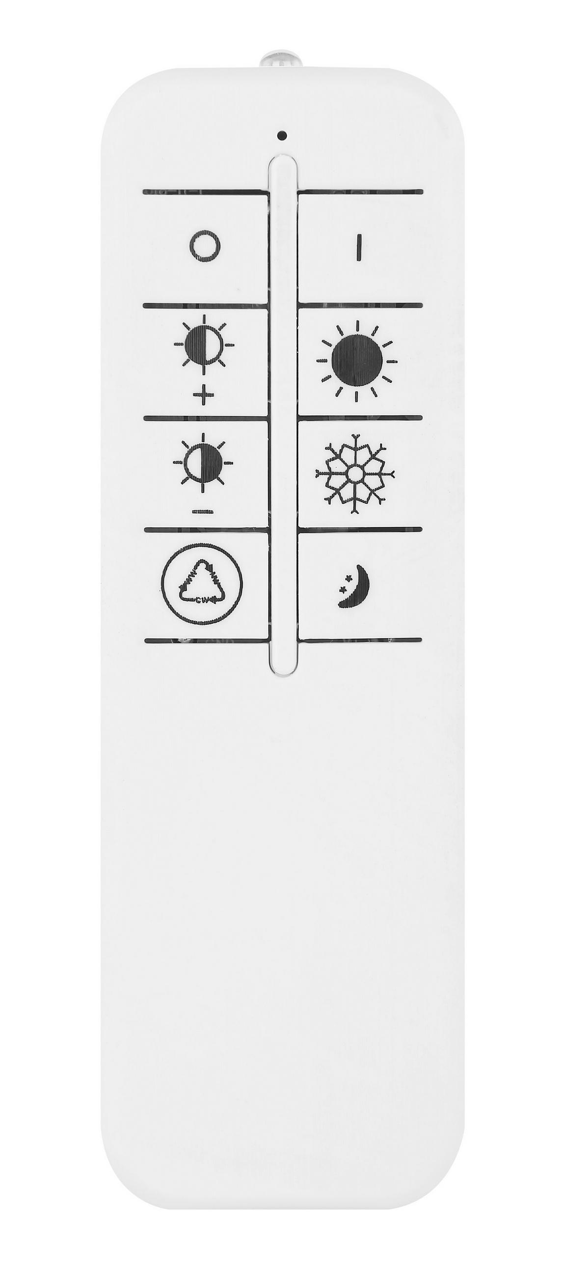 LED-DECKENLEUCHTE 50 W  50/7 cm    - Opal/Schwarz, Design, Kunststoff/Metall (50/7cm) - Globo