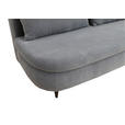 SCHLAFSOFA Simon Plüsch, Webstoff Braun  inkl. Rücken echt, Schlaffunktion, Bettkasten, Rückenkissen  - Schwarz/Braun, Design, Textil (213/89/105cm) - Novel