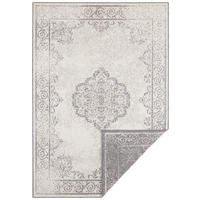 OUTDOORTEPPICH 80/150 cm Twin Supreme Creme, Grau  - Creme/Grau, Design, Kunststoff (80/150cm)