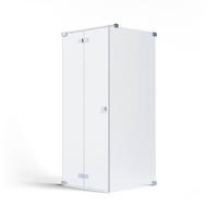 DUSCHKABINE 100/200/90 cm  in Chromfarben  - Chromfarben, MODERN, Glas/Metall (100/200/90cm) - Schöner Wohnen