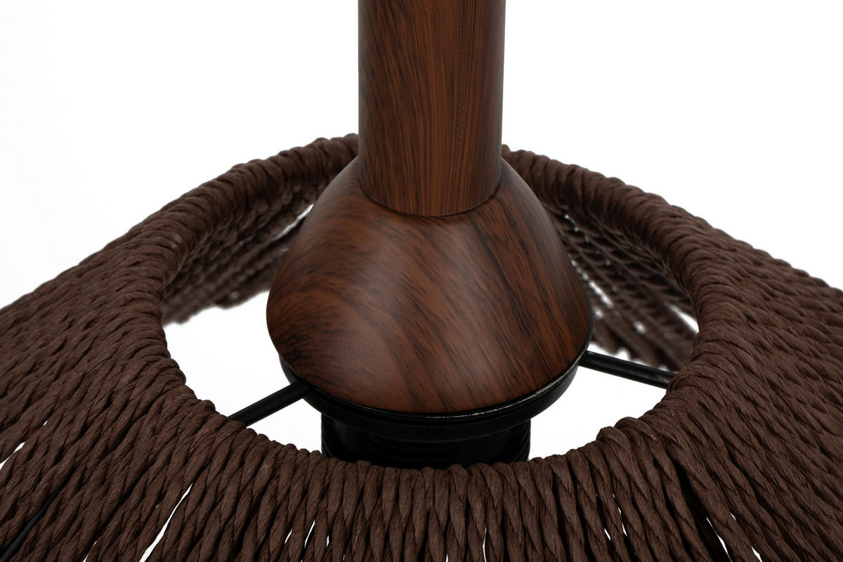 DECKENLEUCHTE  40/31 cm    - Braun, Design, Papier/Metall (40/31cm) - Collet's Monde