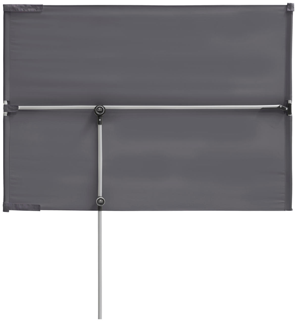 NAPERNYŐ  130/180 cm  - alumíniumszínű/antracit, Design, textil/fém (130/180cm) - Doppler