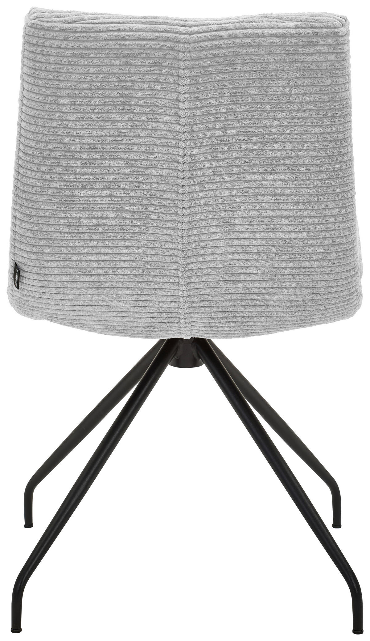 STUHL - Grauweiß/Schwarz, Design, Textil/Metall (50/85/64cm) - Musterring
