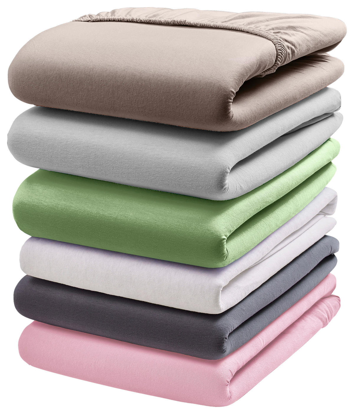 Flanell-Spannleintuch 100/200 cm Biber  - Weiß, KONVENTIONELL, Textil (100/200cm) - Esposa