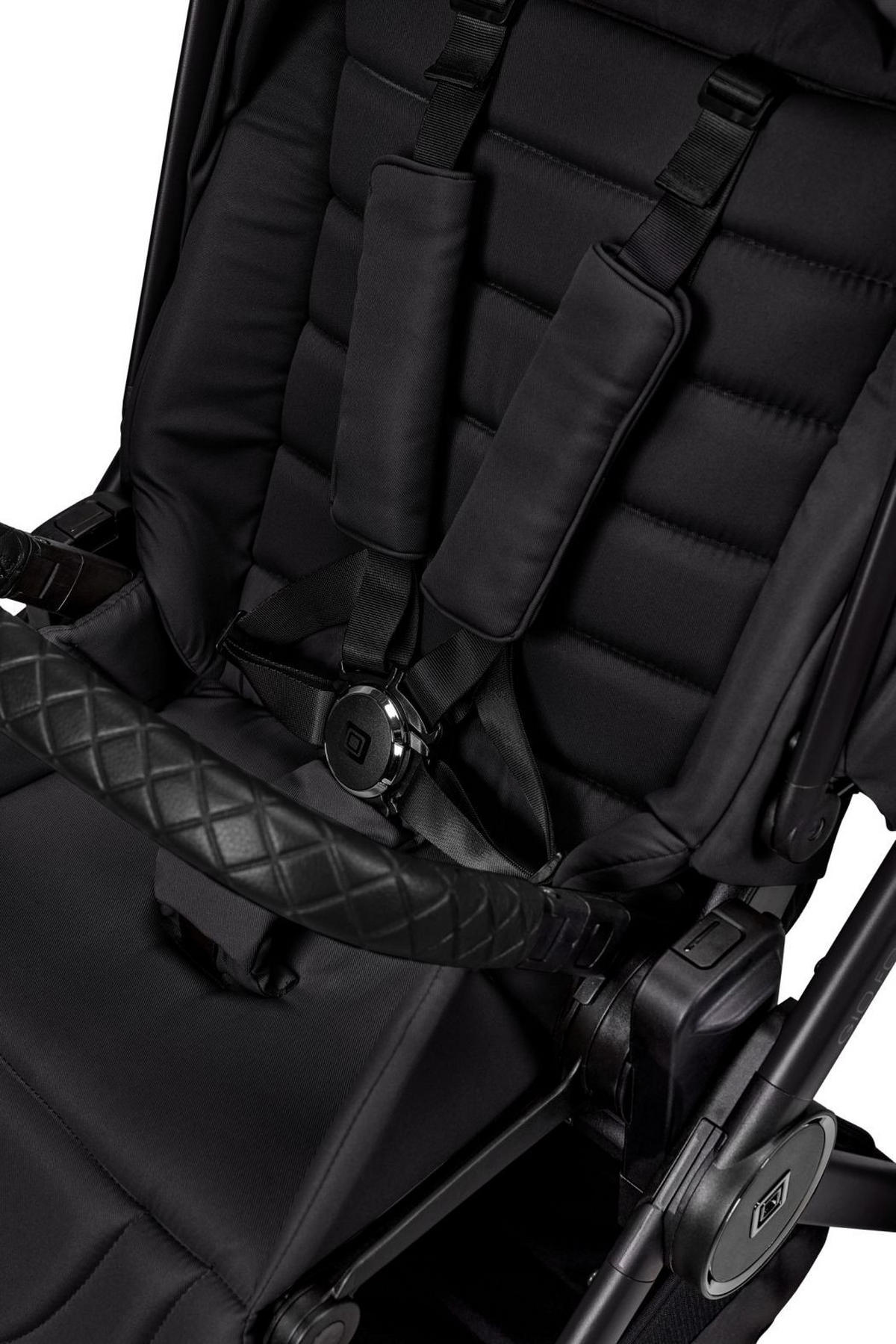 KINDERWAGENSET  GIO FOLD SET AIR  onyx  - Schwarz, Basics, Textil/Metall (120/58/92cm) - Moon Edition