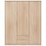 KLEIDERSCHRANK in Sonoma Eiche - Silberfarben/Sonoma Eiche, KONVENTIONELL, Holzwerkstoff/Metall (157/194/54cm) - Xora KLEIDERSCHRANK in Sonoma Eiche - Silberfarben/Sonoma Eiche, KONVENTIONELL, Holzwerkstoff/Metall (157/194/54cm) - Xora