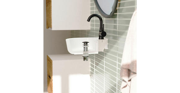 ABLAUFVENTIL  - Chromfarben/Schwarz, Basics, Metall (6,5cm) - Xora