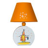KINDERTISCHLEUCHTE 17/17/20 cm   - Orange/Weiß, Basics, Holzwerkstoff/Textil (17/17/20cm)