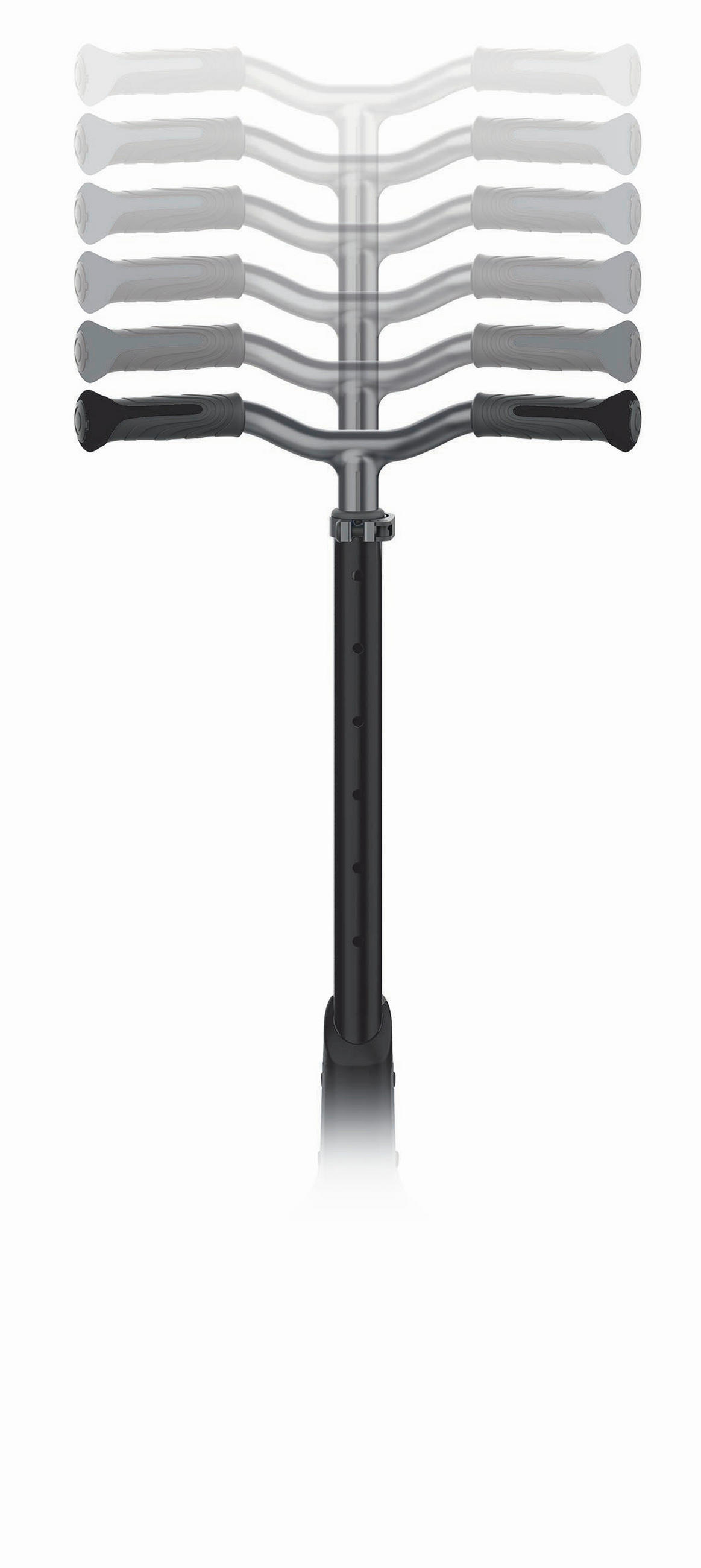 KINDERSCOOTER ULTIMUM  - Dunkelgrau/Schwarz, Basics, Kunststoff/Metall (39,5/101/63cm) - GLOBBER