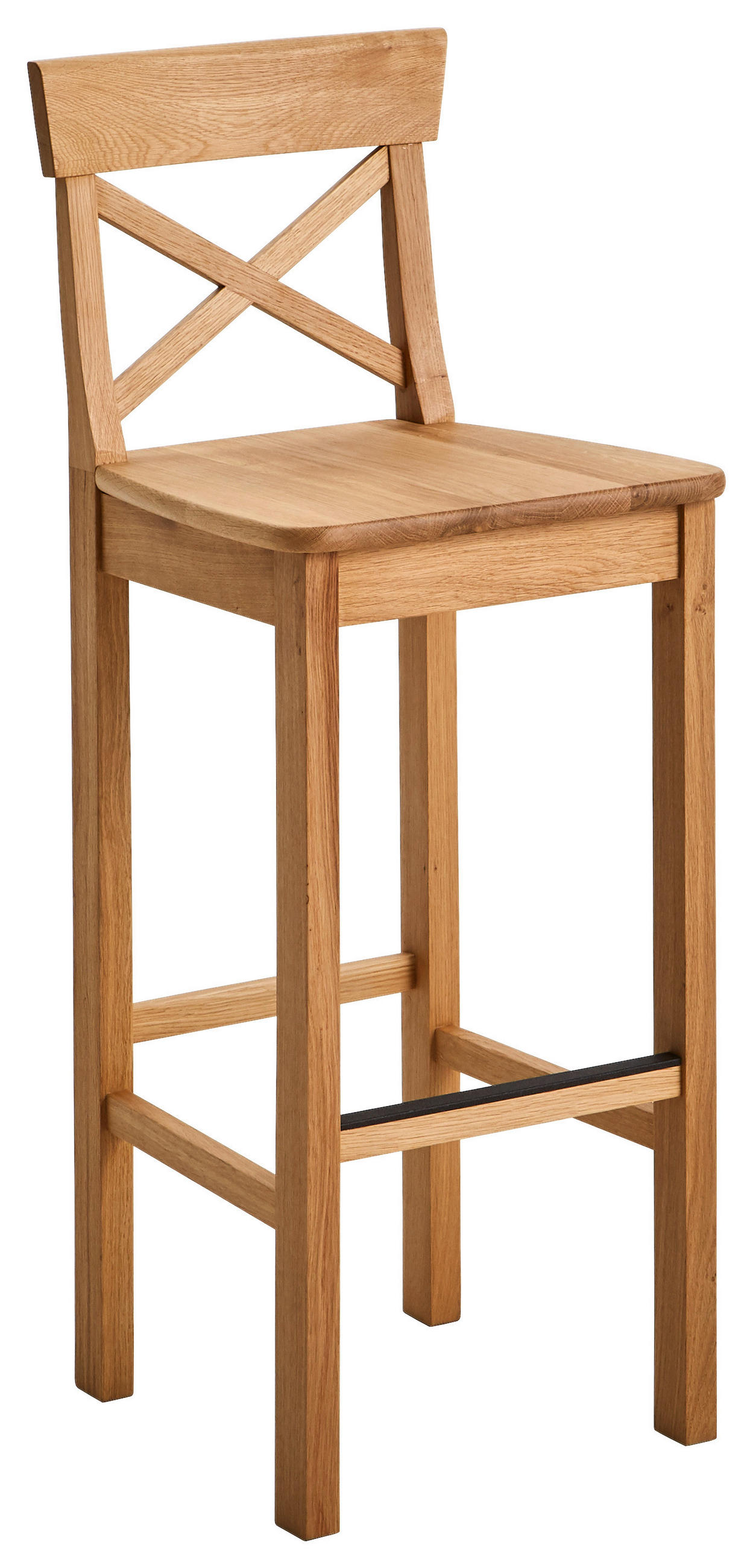 BARSKI STOL, barve hrasta  - barve hrasta, Konvencionalno, les (40/104/43cm) - Cantus