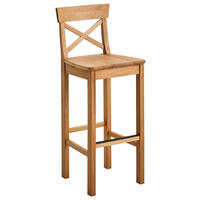 BARSKI STOL, barve hrasta  - barve hrasta, Konvencionalno, les (40/104/43cm) - Cantus