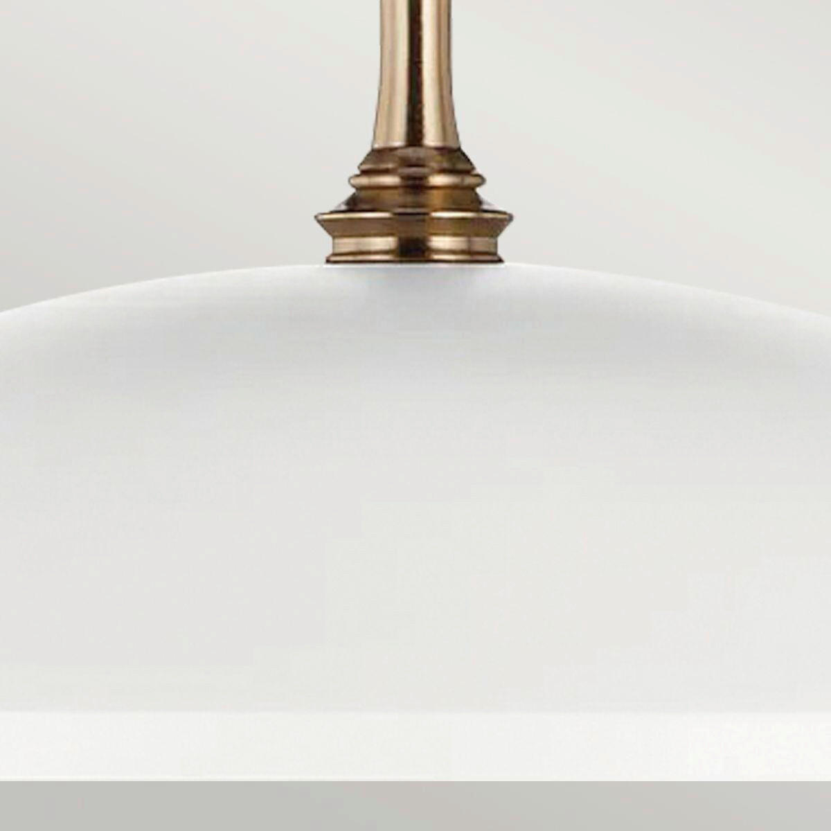 HÄNGELEUCHTE    - Weiss/Champagner, Konventionell, Metall (225.9/33/50.8cm) - Elstead Lighting