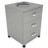 RULLHURTS 45/58/44 cm  - silver/grå, Basics, trämaterial/plast (45/58/44cm) - MID.YOU