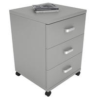 RULLHURTS 45/58/44 cm  - silver/grå, Basics, trämaterial/plast (45/58/44cm) - MID.YOU