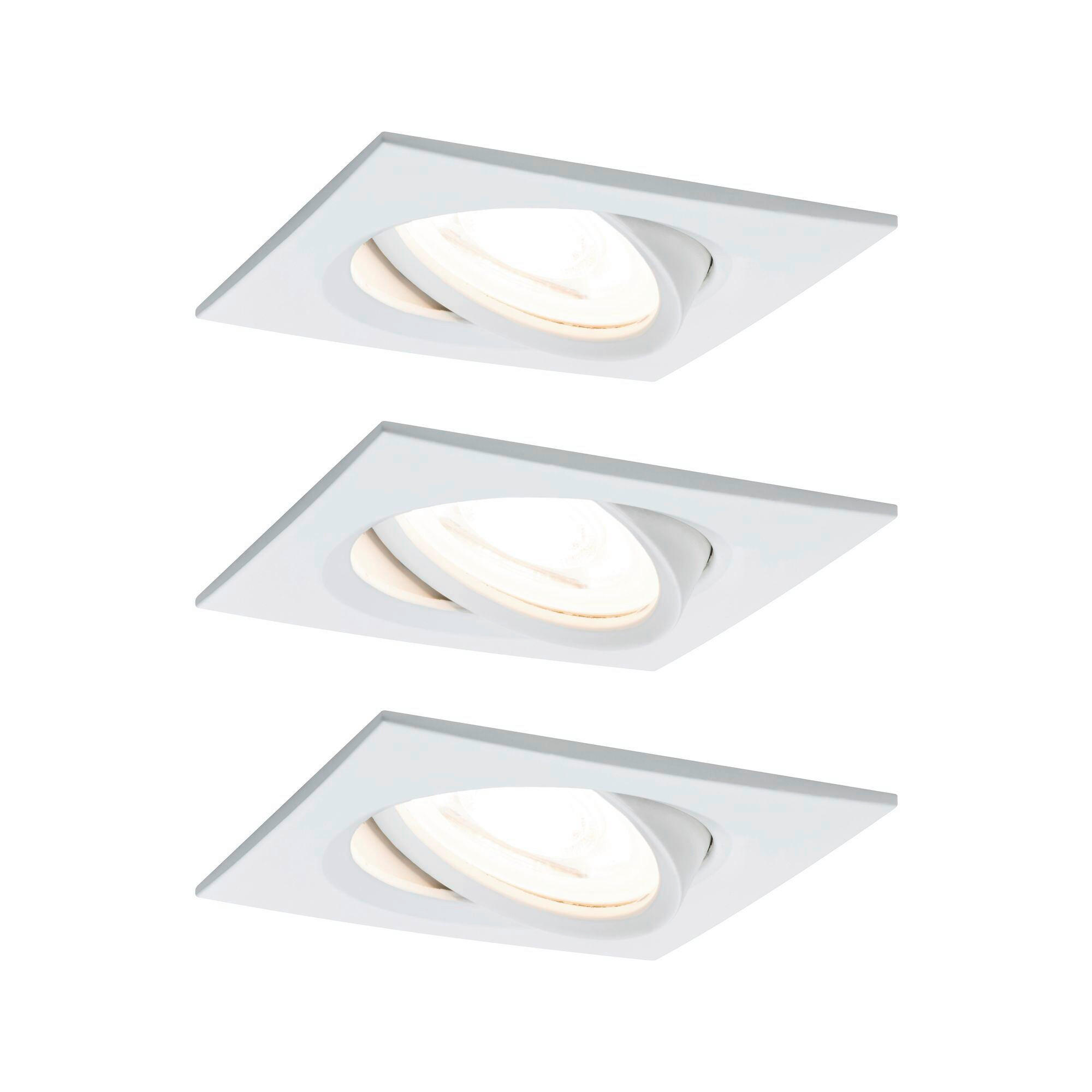 EINBAUSPOT-SET   - Basics (8,4/8,4cm) - Paulmann