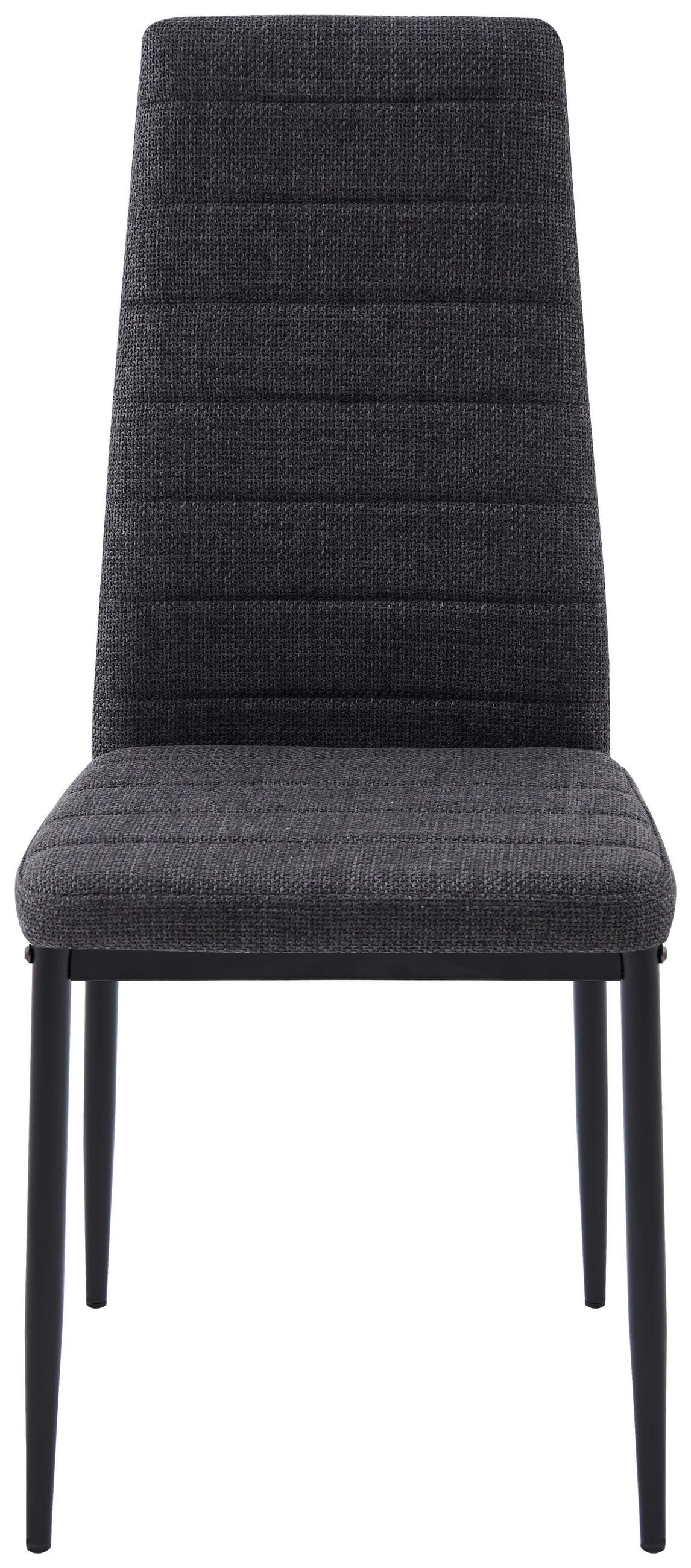 STOL, kovina, tekstil temno siva  - temno siva/črna, Design, kovina/tekstil (41/98/52cm) - Stylife