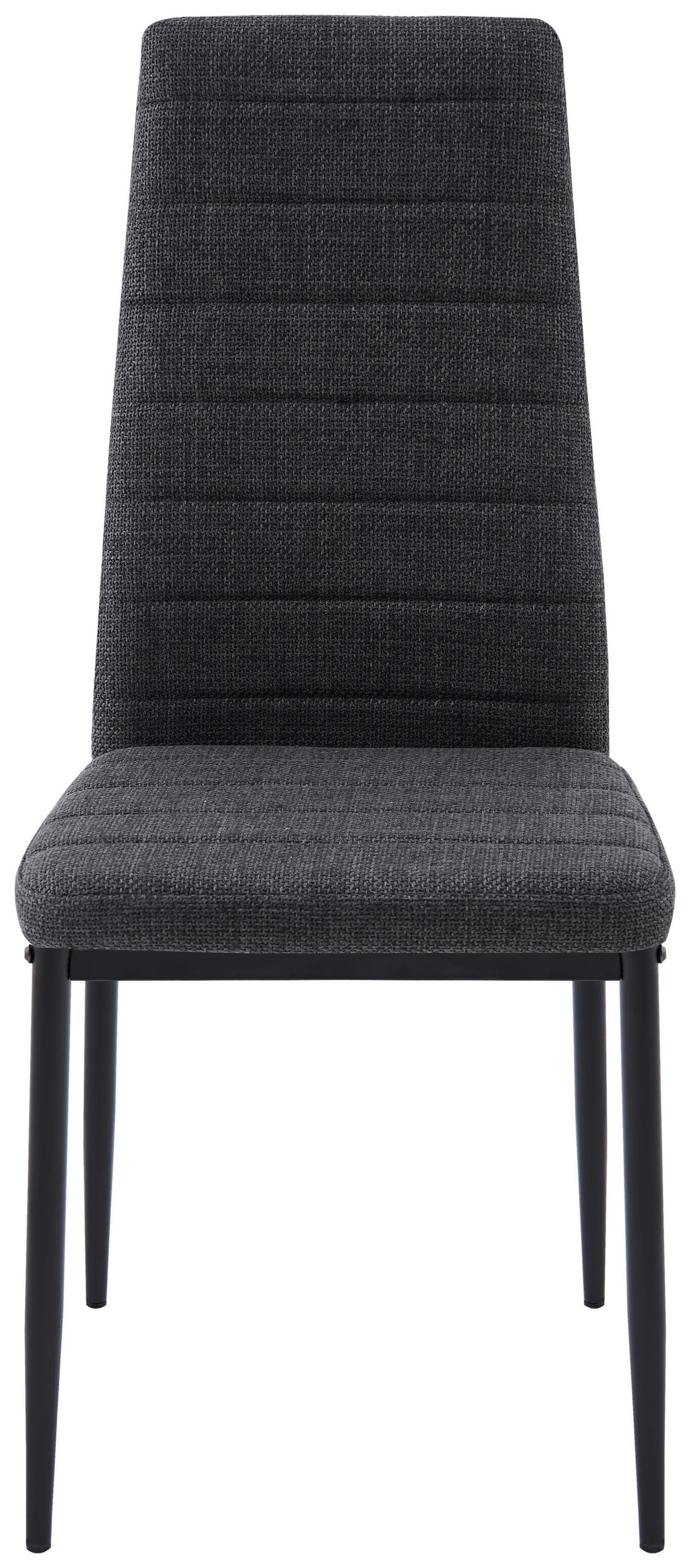 STOL, kovina, tekstil temno siva  - temno siva/črna, Design, kovina/tekstil (41/98/52cm) - Stylife