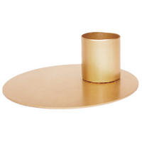 STABKERZENHALTER - Goldfarben, Basics, Metall (12,5cm)