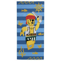 STRANDTUCH Lego Pirate Blau 150/70 cm  - Blau, Basics, Textil (150/70cm)