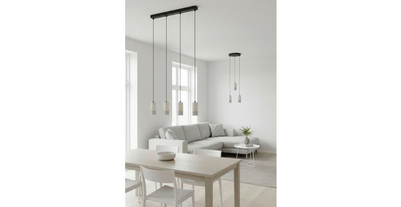 LED-HÄNGELEUCHTE Mimosa 86/8/150 cm   - Pinienfarben, Design, Kunststoff/Stein (86/8/150cm) - Dieter Knoll