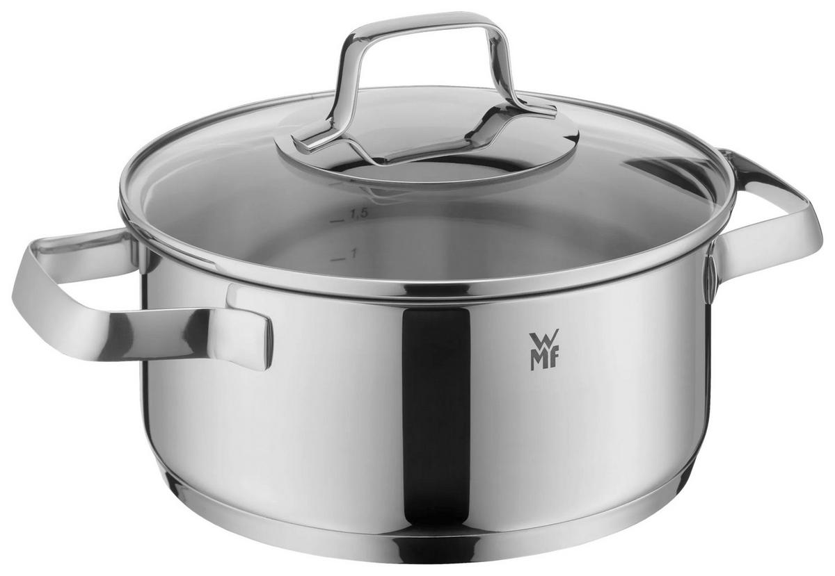 KOCHTOPFSET Belmonte 5-teilig  - Edelstahlfarben, Basics, Metall - WMF