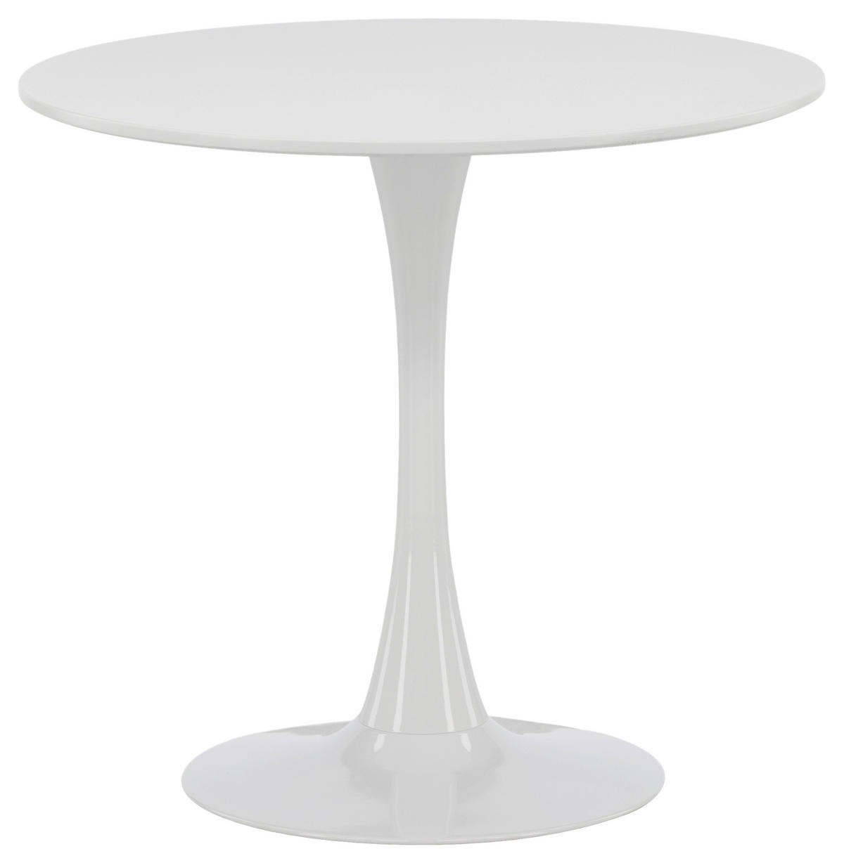 ESSTISCH in Metall, Holzwerkstoff 80/80/75 cm  - Hellgrau/Weiß, Design, Holzwerkstoff/Metall (80/80/75cm) - Livetastic